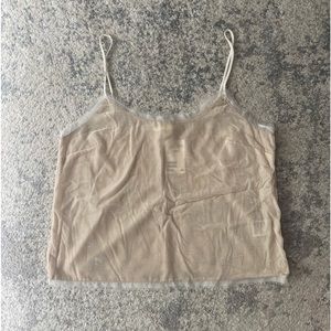 H&M Sheer Velvet Camisole